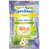 Bonbons aromatisés aux herbes à la sauge vegan BIO 90g - ALPENBAUER